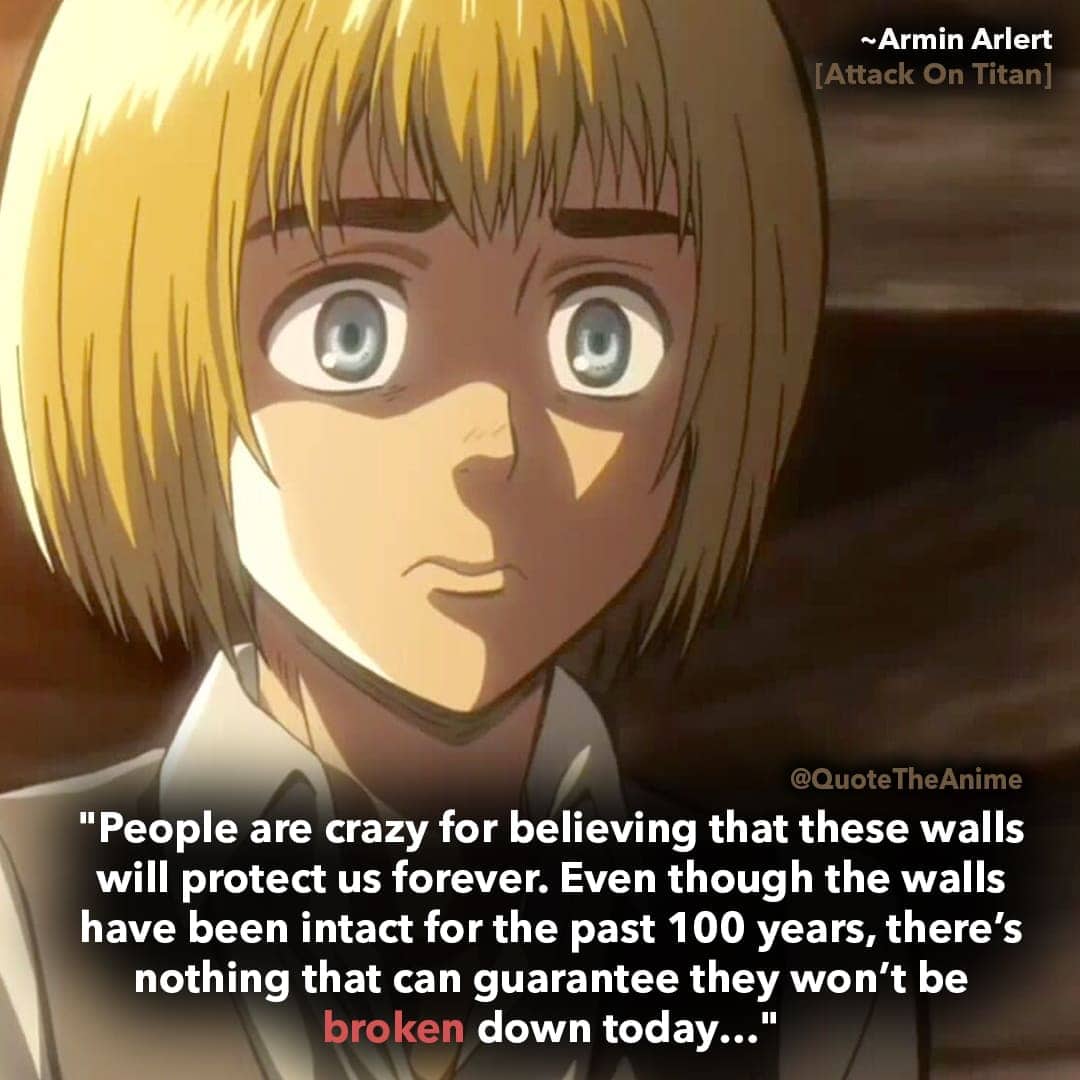 15+ Powerful Armin Arlert Quotes (HQ Images) AOT