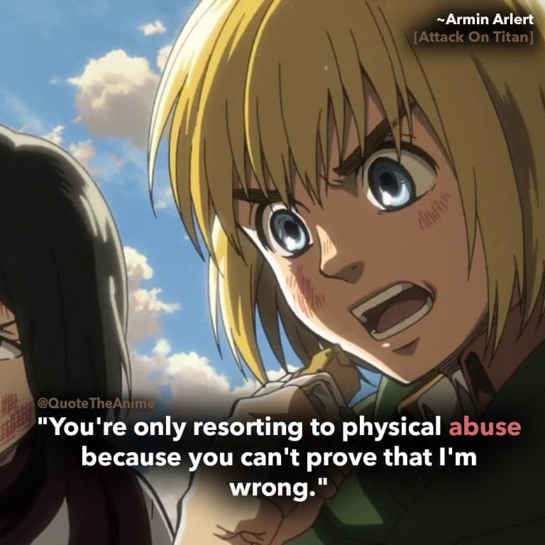 15+ Powerful Armin Arlert Quotes (HQ Images) AOT