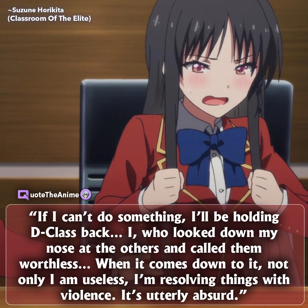 6+ Amazing Classroom Of The Elite Quotes (HQ Images)