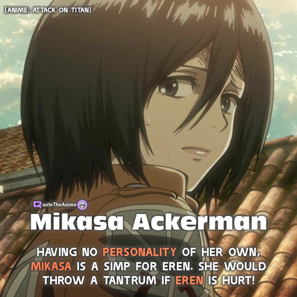 Mikasa Worst Anime Waifu 2020