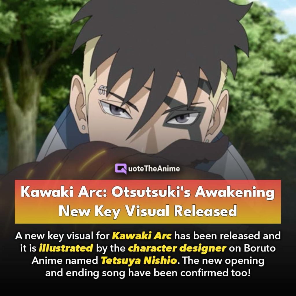 Boruto TV s Kawaki Arc Otsutsuki s New Key Visual Released