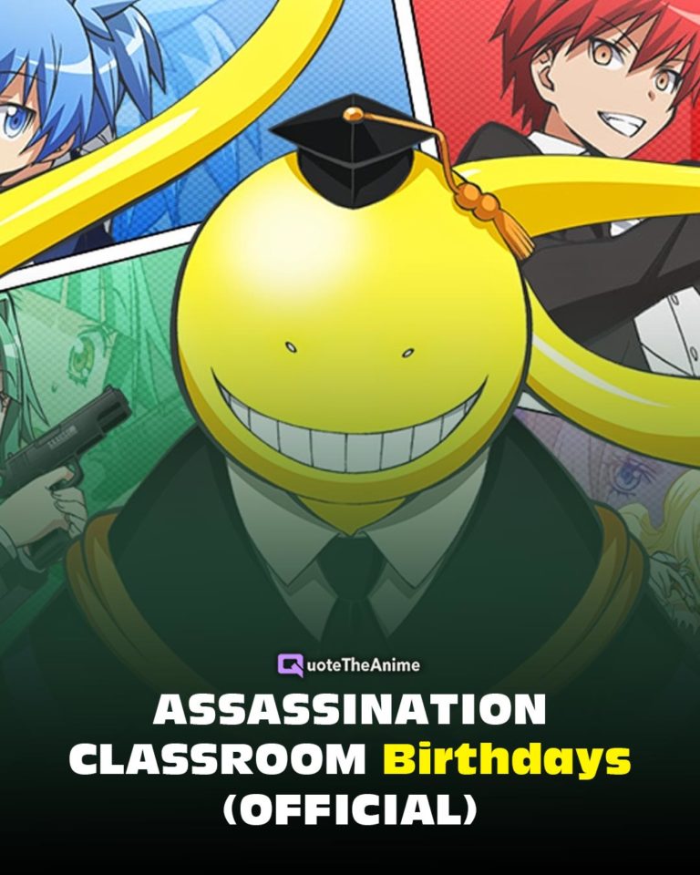 Thumbnail - Assassination Classroom Birthdays
