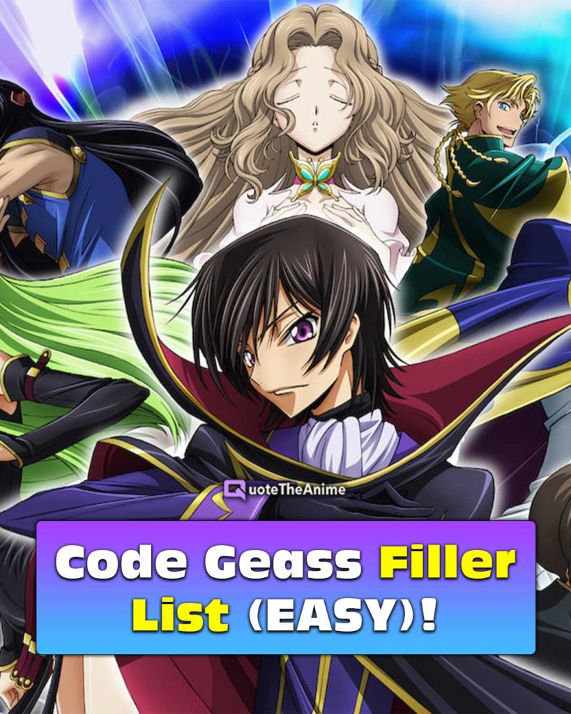Code Geass Filler List