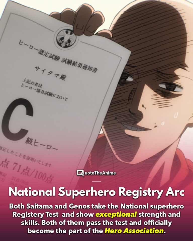 National Superhero Registry Arc
