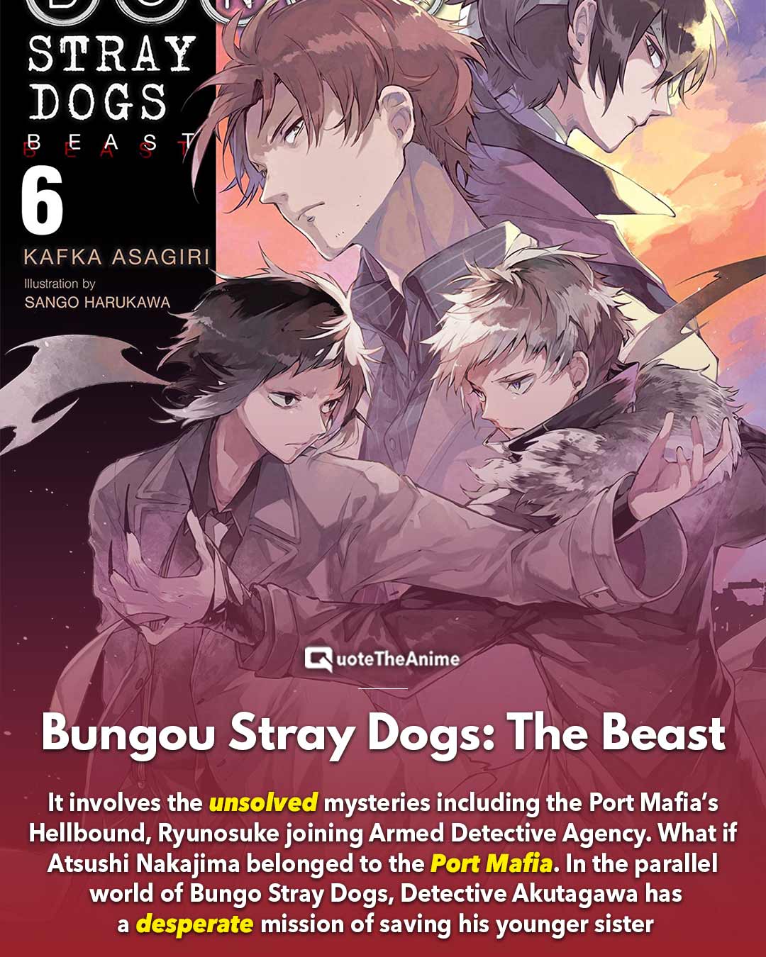 COMPLETE Bungou Stray Dogs Watch Order! (OFFICIAL) - QTA