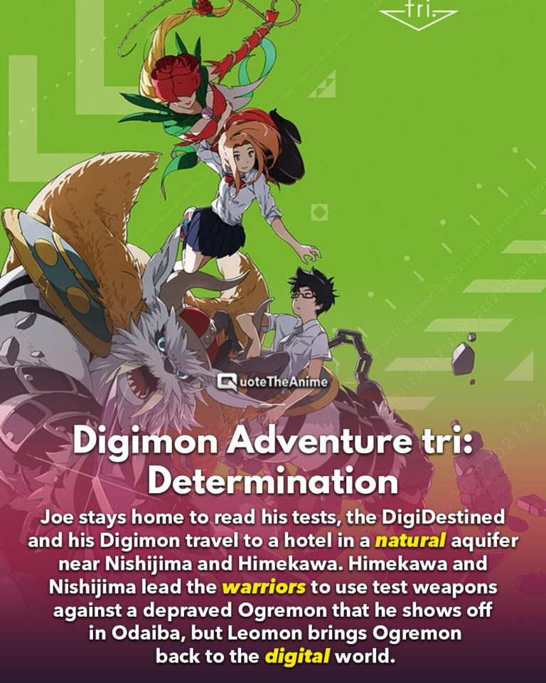 Digimon Adventure tri: Determination
