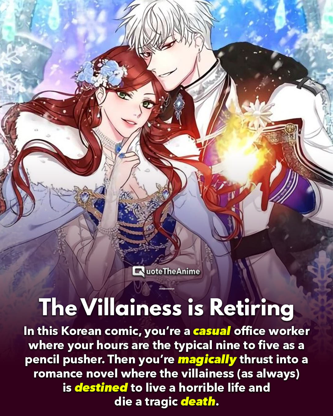 25+ MANHWA Where MC is Reincarnated As a Villainess (WEBTOONS)