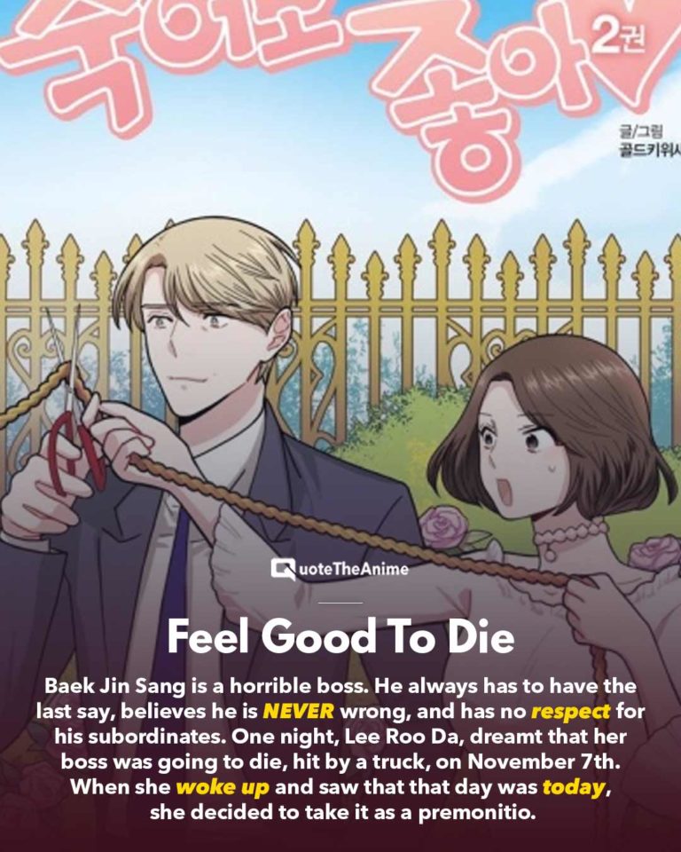 feel good to die