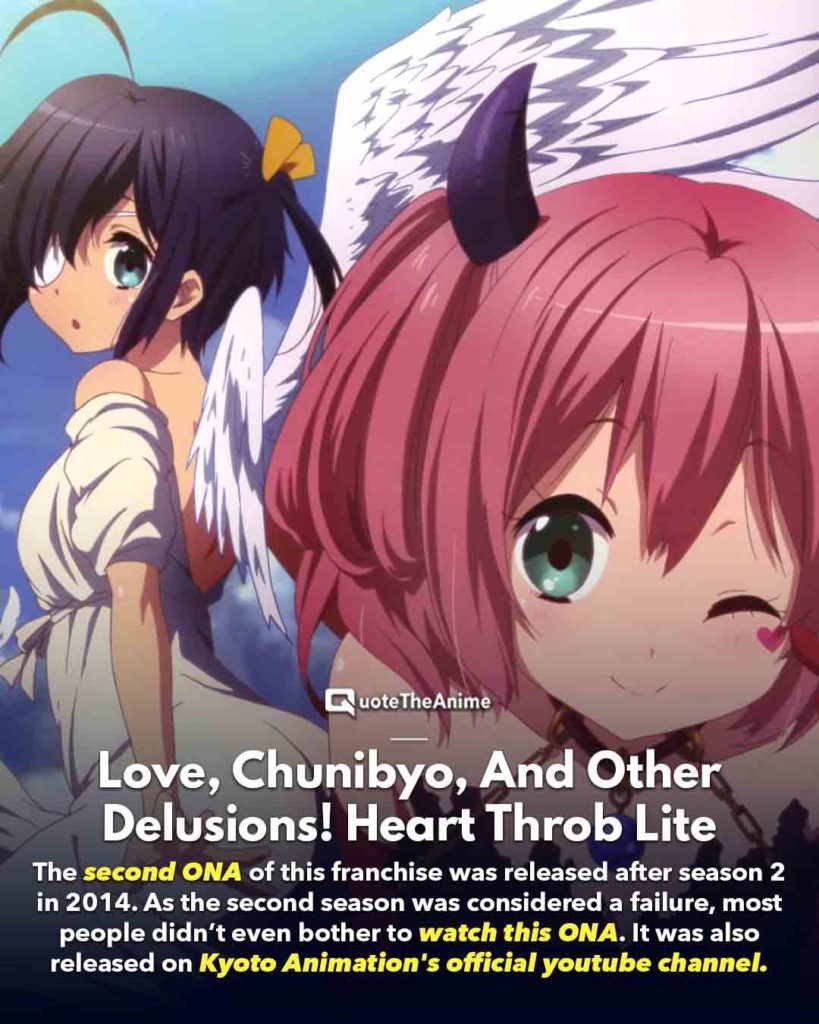 Love, Chunibyo & Other Delusions Watch Order (OFFICIAL)