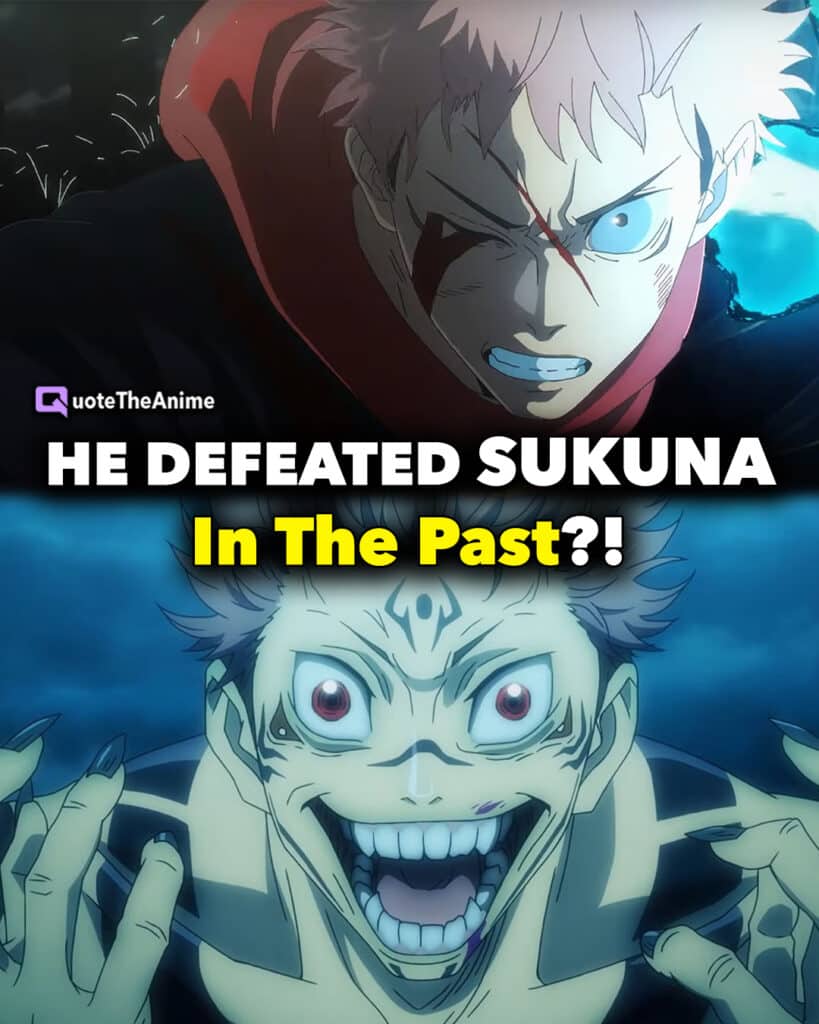 He defeated Sukuna in the pasts