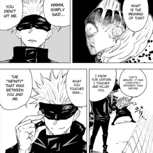 Gojo Explaining Infinity